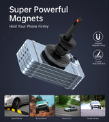 Choetech T204-F magnetisk bilholder med 15W trådløs opladning - sort