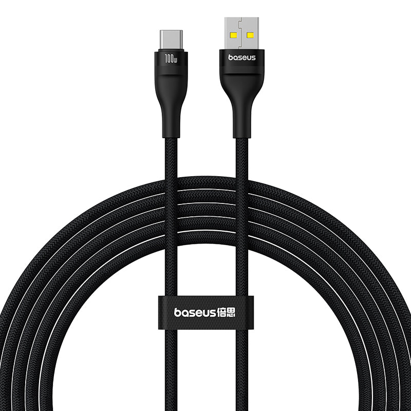 Baseus Flash 2 USB-A / USB-C Cable 100W 2 m - Black
