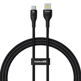 Baseus Flash 2 USB-A / USB-C kabel 100W 1 m - sort