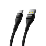 Baseus Flash 2 USB-A / USB-C kabel 100W 1 m - sort