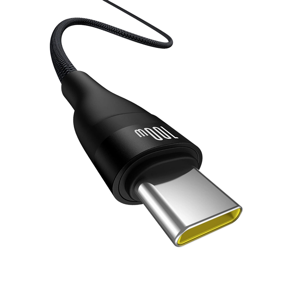 Baseus Flash 2 USB-A / USB-C kabel 100W 1 m - sort