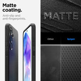 Spigen Liquid Air Case til Samsung Galaxy A55 5G - Matte Black