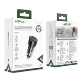 Acefast B12 car charger 60W USB-A / USB-C - black