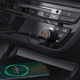 Acefast B12 car charger 60W USB-A / USB-C - black