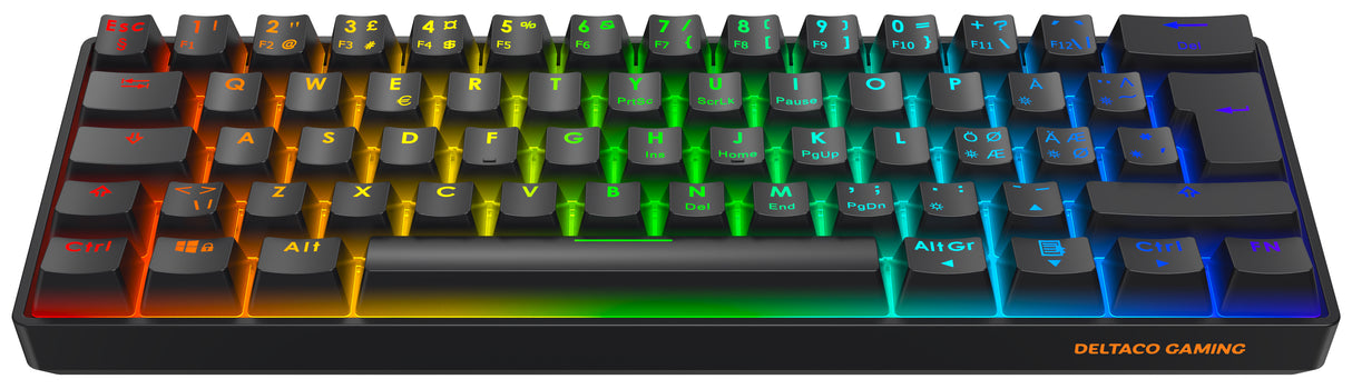 Deltaco Gaming DK470 60% mechanical keyboard, black