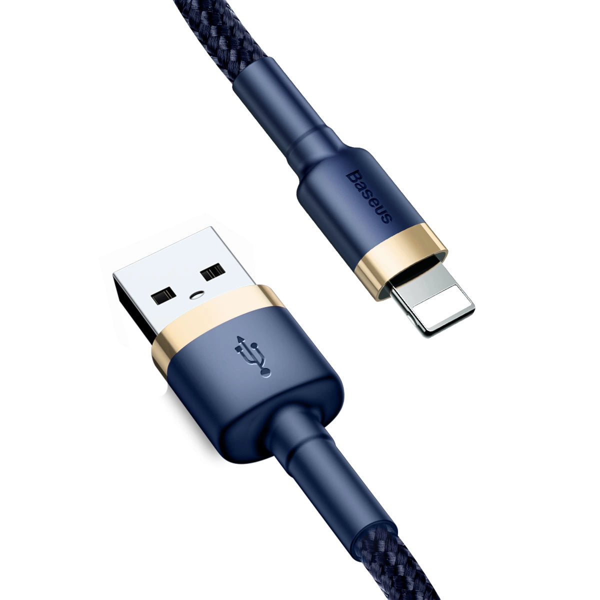Baseus Cafule USB-A / Lightning 2.4A QC 3.0 kabel 1 m - blå-guld
