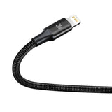 Baseus Rapid Series 3in1 USB-C - USB-C / Lightning / micro USB kabel 20W PD 1.5m - sort