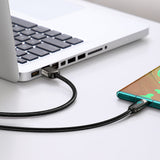 Baseus Display Fast Charging Data USB-A / USB-C 66W 1 m cable - black