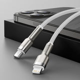 Baseus Cafule Series Metal Data USB-C / Lightning 20W PD cable 1 m - white