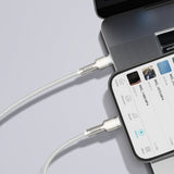 Baseus Cafule Series Metal Data USB-C / Lightning 20W PD cable 1 m - white