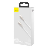 Baseus Cafule Series Metal Data USB-C / Lightning 20W PD cable 2 m - white