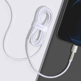 Baseus Cafule Series Metal Data USB-C / Lightning 20W PD cable 2 m - white