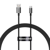 Baseus Superior Series USB-A / USB-C kabel 100W 1m - sort