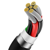 Baseus Superior Series USB-A / USB-C kabel 100W 1m - sort