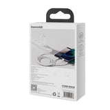 Baseus Superior Series USB-A - USB-C / Lightning / micro USB 3.5A kabel 1m - hvid