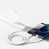 Baseus Superior Series USB-A - USB-C / Lightning / micro USB 3.5A cable 0.5m - white