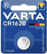 CR1620 Varta knapcelle batteri 3V lithium 2,0x16mm
