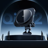 ESR Halolock Magnetisk QI2-bilholder med MagSafe 15W induktiv oplader til luftventilation - sort