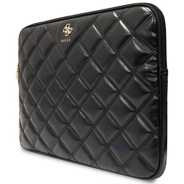 Guess Quilted 4G cover til en 16" laptop - sort