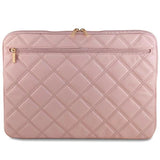 Guess Quilted 4G cover til en 16" laptop - pink