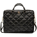 Guess 4G Quilted taske til en 16" laptop - sort
