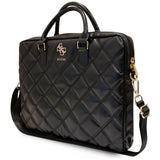Guess 4G Quilted taske til en 16" laptop - sort