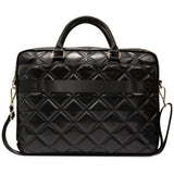 Guess 4G Quilted taske til en 16" laptop - sort