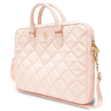 Guess Quilted 4G taske til en 16" laptop - pink