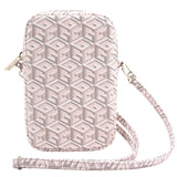 Guess Zip GCube Bottom Stripe telefonpose - pink
