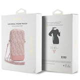 Guess Zip GCube Bottom Stripe telefonpose - pink
