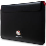 Hello Kitty PU Metal Logo case for a 14" laptop - black