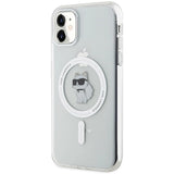Karl Lagerfeld IML Choupette MagSafe case for iPhone 11 / Xr - transparent