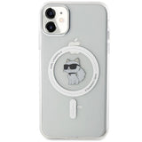 Karl Lagerfeld IML Choupette MagSafe case for iPhone 11 / Xr - transparent