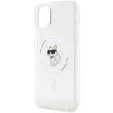 Karl Lagerfeld IML Choupette MagSafe case for iPhone 11 / Xr - transparent