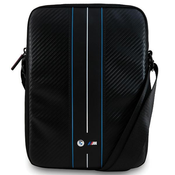BMW Carbon & Blue Stripe taske til 8" tablet - sort