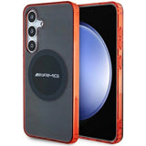 AMG Transparent Bicolor MagSafe-fodral til Samsung Galaxy S24 - sort