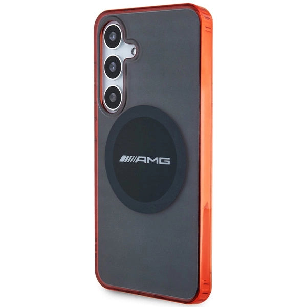AMG Transparent Bicolor MagSafe-fodral til Samsung Galaxy S24 - sort