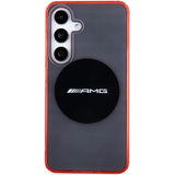 AMG Transparent Bicolor MagSafe-fodral til Samsung Galaxy S24 - sort