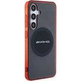 AMG Transparent Bicolor MagSafe-fodral til Samsung Galaxy S24 - sort