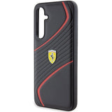 Ferrari Twist Metal Logo-kasse til Samsung Galaxy S23 FE - sort