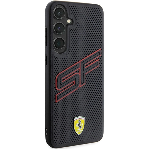Ferrari Big SF Perforeret kuffert til Samsung Galaxy S24+ - sort