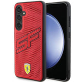 Ferrari Big SF Perforeret kuffert til Samsung Galaxy S24+ - rød