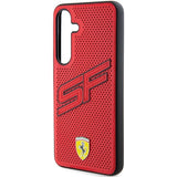 Ferrari Big SF Perforeret kuffert til Samsung Galaxy S24+ - rød