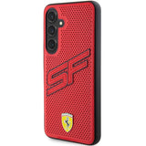 Ferrari Big SF Perforeret kuffert til Samsung Galaxy S24 - rød