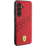 Ferrari Big SF Perforeret kuffert til Samsung Galaxy S24 - rød