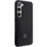 Mercedes Leather Urban case for Samsung Galaxy S23 FE - black