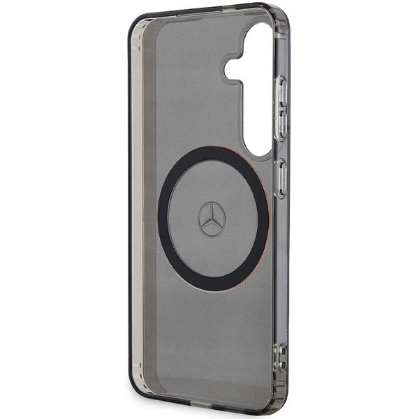 Mercedes Double Layer W Red MagSafe case for Samsung Galaxy S24 - black