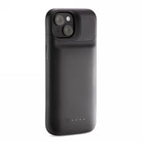 Mophie Juice Pack-kasse til iPhone 15 med indbygget 2400 mAh powerbank - sort
