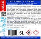 Isopropylalkohol Isopropanol IPA I-MAX 99,9% 5L
