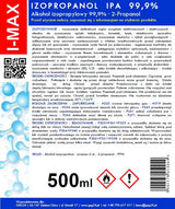 Isopropylalkohol Isopropanol IPA I-MAX 99, 9% Spray 500 ml